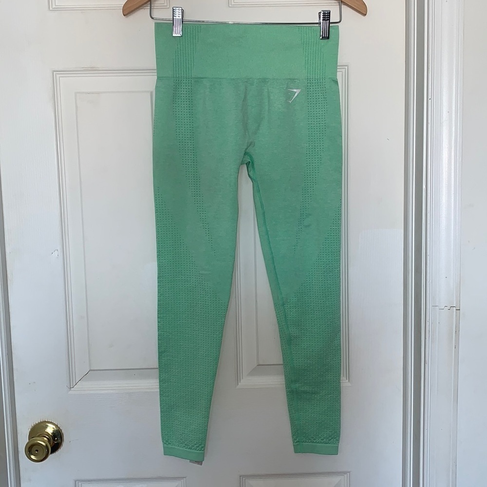 Gymshark Seamless Green Leggings Size S